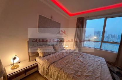 Apartment - Studio - 1 Bathroom for rent in Beach Tower 1 - Al Khan Lagoon - Al Khan - Sharjah