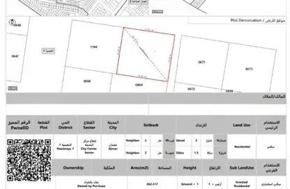 Land - Studio for sale in Al Naemiya Tower 1 - Al Naemiya Towers - Al Nuaimiya - Ajman