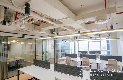 Office Space - Studio - 1 Bathroom for rent in Burj Al Salam - Sheikh Zayed Road - Dubai