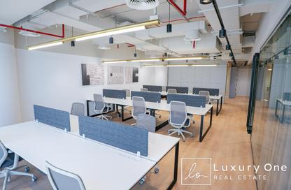 Office Space - Studio - 1 Bathroom for rent in Burj Al Salam - Sheikh Zayed Road - Dubai
