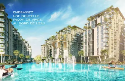 شقة - غرفة نوم - 2 حمامات للبيع في G أزيزي فينيسيا 14 - مبنى - أزيزي فينيسيا 14 - عزيزي فينيسيا - دبي الجنوب (مركز دبي العالمي) - دبي