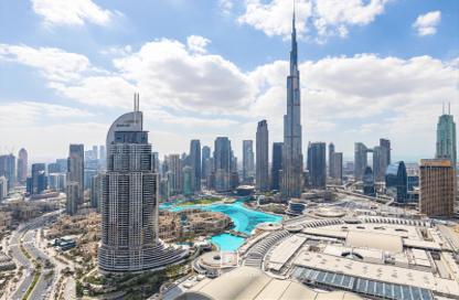 شقة - 3 - 4 للايجار في العنوان رزيدنس فاونتن فيوز 1 - العنوان رزيدنس فاونتن فيوز - وسط مدينة دبي - دبي