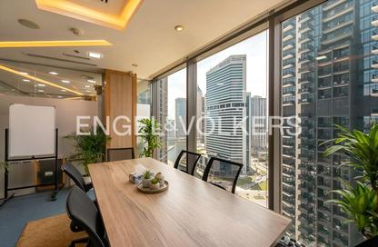 Office Space - Studio - 1 Bathroom for rent in The Binary Tower - Business Bay - Dubai