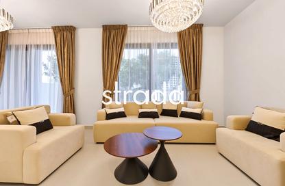Townhouse - 3 - 3 for rent in Aura Gardens - Tilal Al Ghaf - Dubai