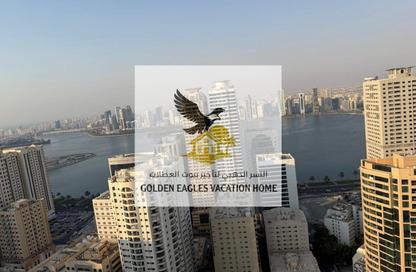 شقة - 2 غرف نوم - 3 حمامات للايجار في روز تاور 1 - ابراج روز - الخان - الشارقة شقة - 2 غرف نوم - 3 حمامات للايجار في روز تاور 1 - ابراج روز - الخان - الشارقة