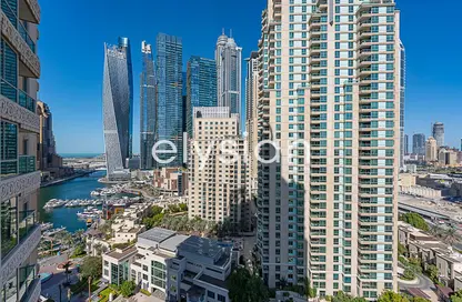 Apartment - 4 Bedrooms - 4 Bathrooms for rent in Al Mesk Tower - Emaar 6 Towers - Dubai Marina - Dubai