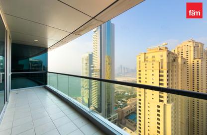 Apartment - 3 - 4 for rent in Al Fattan Marine Tower - Al Fattan Marine Towers - Jumeirah Beach Residence - Dubai