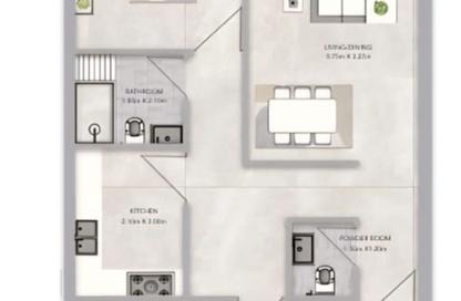Apartment - 2 - 2 for sale in Al Amerah - Ajman