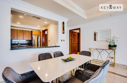 Apartment - 1 Bedroom - 2 Bathrooms for rent in The Fairmont Palm Residence South - The Fairmont Palm Residences - Palm Jumeirah - Dubai
