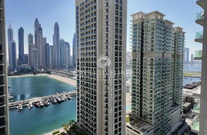 Apartment - 1 Bedroom - 1 Bathroom for rent in Beach Isle Tower 1 - Beach Isle - EMAAR Beachfront - Dubai Harbour - Dubai