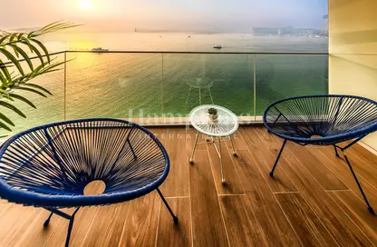 شقة - 2 غرف نوم - 2 حمامات للايجار في برج Beach Isle 1 - بيتش آيل - إعمار بيتشفرونت - دبي هاربور - دبي