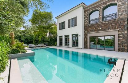 Villa - 5 - 6 for rent in Flame Tree Ridge - Jumeirah Golf Estates - Dubai