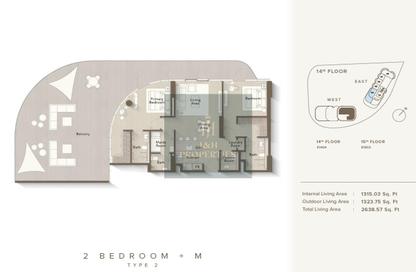Apartment - 2 Bedrooms - 3 Bathrooms for sale in Ellington Views I - Al Hamra Village - Ras Al Khaimah