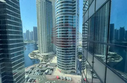 Office Space - 1 Bedroom - 1 Bathroom for rent in Jumeirah Bay X3 - JLT Cluster X - Jumeirah Lake Towers - Dubai