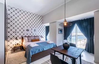 Apartment - Studio - 1 Bathroom for rent in Cayan Tower - Dubai Marina - Dubai