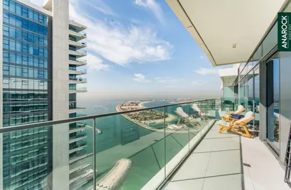 شقة - 2 غرف نوم - 2 حمامات للايجار في برج Beach Vista 2 - بيتش فيستا - إعمار بيتشفرونت - دبي هاربور - دبي