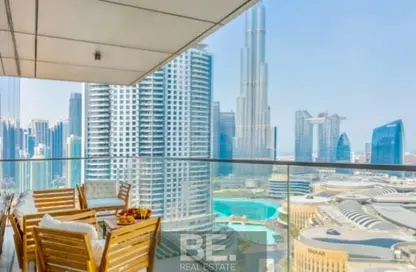 Apartment - 2 Bedrooms - 3 Bathrooms for rent in Boulevard Point - Downtown Dubai - Dubai