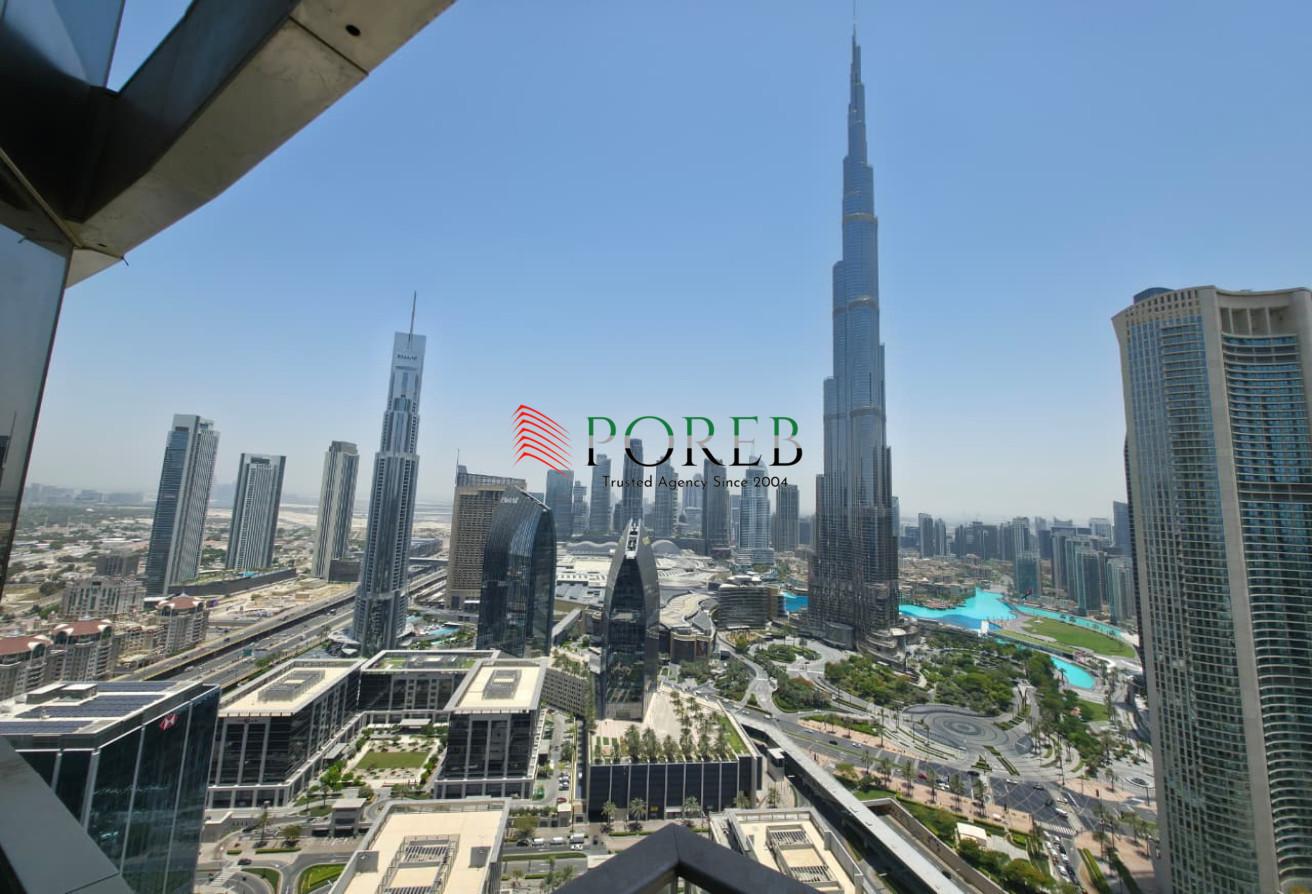 Full Burj Khalifa View || High Floor || Vacant photo 26
