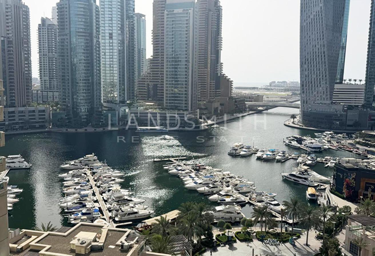 2 Bed Plus Study | Full Marina View | Furnished photo 12