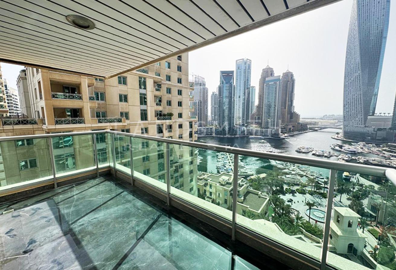 2 Bed Plus Study | Full Marina View | Furnished photo 13