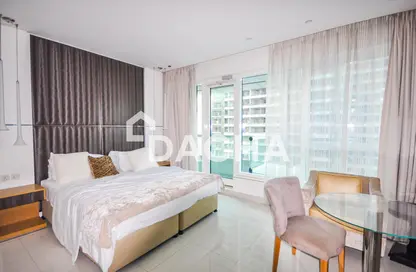Apartment - Studio - 1 Bathroom for rent in Waters Edge - Business Bay - Dubai