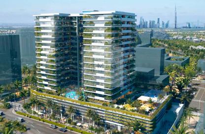 Apartment - 1 - 1 for sale in Forest City Tower - Majan - Dubai