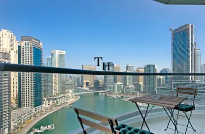 شقة - غرفة نوم - 2 حمامات للبيع في برج ذا بوينت - دبي مارينا - دبي