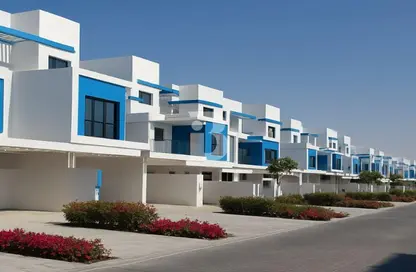 تاون هاوس - 4 غرف نوم - 3 حمامات للايجار في سانتوريني - داماك لاجونز - دبي