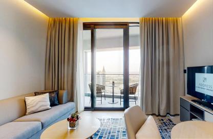 Apartment - 1 - 2 for rent in Jumeirah Gate Tower 2 - The Address Jumeirah Resort and Spa - Jumeirah Beach Residence - Dubai