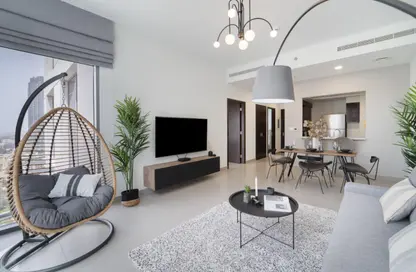 Apartment - 1 Bedroom - 2 Bathrooms for rent in Bellevue Tower 2 - Bellevue Towers - Downtown Dubai - Dubai