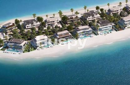 Villa - 6 - 7 for sale in Beach Collection Frond B - Beach Collection - Palm Jebel Ali - Dubai
