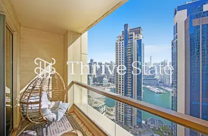 Apartment - 2 Bedrooms - 3 Bathrooms for rent in Rimal 4 - Rimal - Jumeirah Beach Residence - Dubai