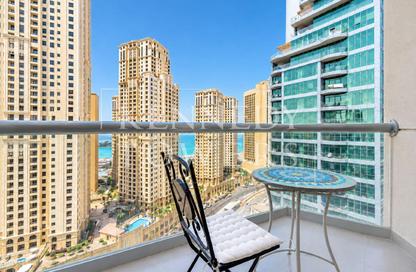 Apartment - 1 - 1 for rent in Marina Wharf - Dubai Marina - Dubai