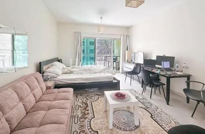 Apartment - Studio - 1 Bathroom for rent in Al Dhafra 4 - Al Dhafra - Greens - Dubai