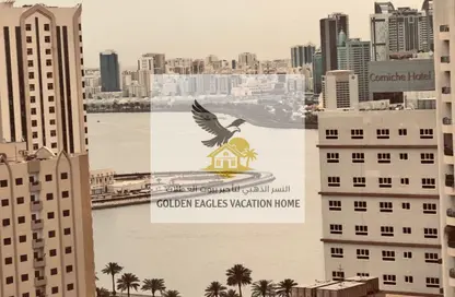 Apartment - 2 Bedrooms - 2 Bathrooms for rent in Al Khan Corniche - Al Khan - Sharjah
