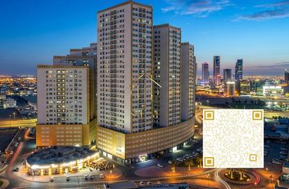 Apartment - 2 - 3 for rent in Tower A2 - Ajman Pearl Towers - Ajman Downtown - Ajman
