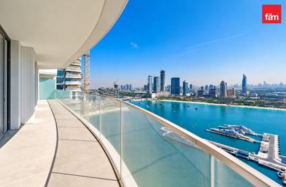 Apartment - 3 - 4 for rent in Palace Beach Residence Tower 2 - Palace Beach Residence - Emaar Beachfront - Dubai Harbour - Dubai