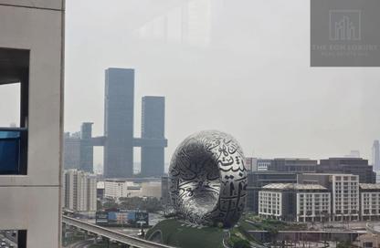 Office Space - Studio - 2 Bathrooms for rent in Al Moosa Tower 2 - Al Moosa Towers - Sheikh Zayed Road - Dubai