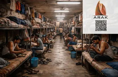 Labor Camp - Studio for rent in Al Jurf Industrial 3 - Al Jurf Industrial - Ajman