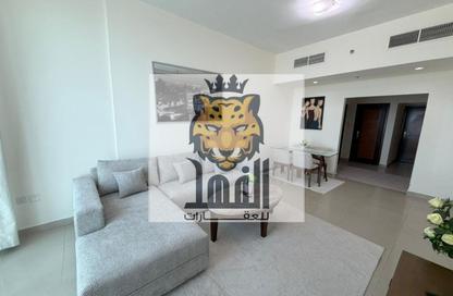 Apartment - 1 Bedroom - 2 Bathrooms for rent in Ajman Corniche Residences - Ajman Corniche Road - Ajman