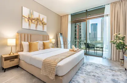 Apartment - 1 Bathroom for rent in Peninsula Two - Peninsula - Business Bay - Dubai