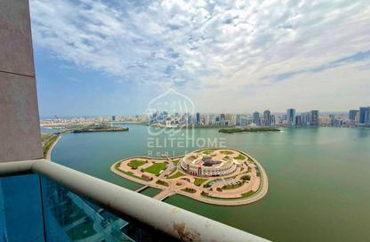 Apartment - 2 Bedrooms - 3 Bathrooms for rent in Al Dana Tower - Al Majaz 3 - Al Majaz - Sharjah
