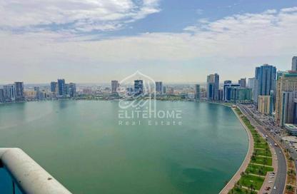Apartment - 2 Bedrooms - 3 Bathrooms for rent in Al Dana Tower - Al Majaz 3 - Al Majaz - Sharjah
