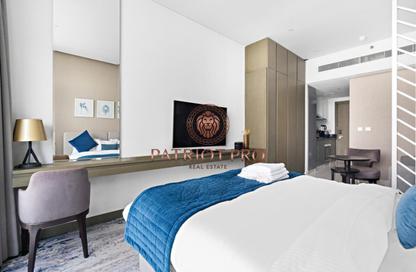 Apartment - Studio - 1 Bathroom for rent in Damac Maison Prive A - Damac Maison Prive - Business Bay - Dubai