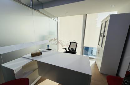 Office Space - Studio - 1 Bathroom for rent in The Binary Tower - Business Bay - Dubai
