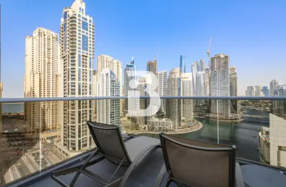 Apartment - 4 Bedrooms - 5 Bathrooms for rent in Orra Harbour Residences and Hotel Apartments - Dubai Marina - Dubai