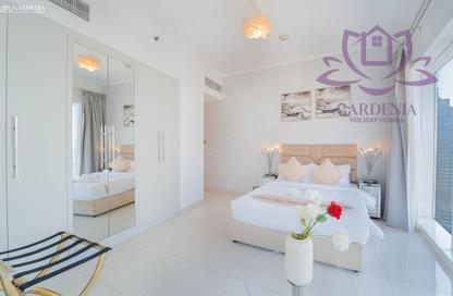Apartment - 2 - 2 for rent in Damac Heights - Dubai Marina - Dubai