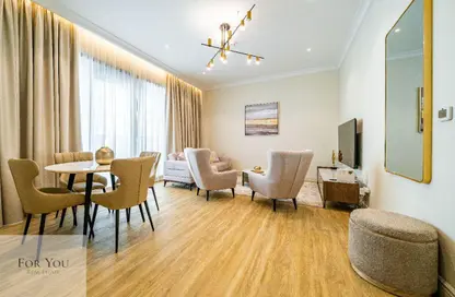 شقة - غرفة نوم - 2 حمامات للايجار في برج التألق 2 - أبراج البريق - دبي مارينا - دبي