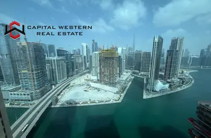 مكتب - استوديو للايجار في برج تشرشل للأعمال - أبراج تشرشل - الخليج التجاري - دبي