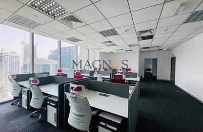 Office Space - Studio - 1 Bathroom for rent in The Prism - Business Bay - Dubai